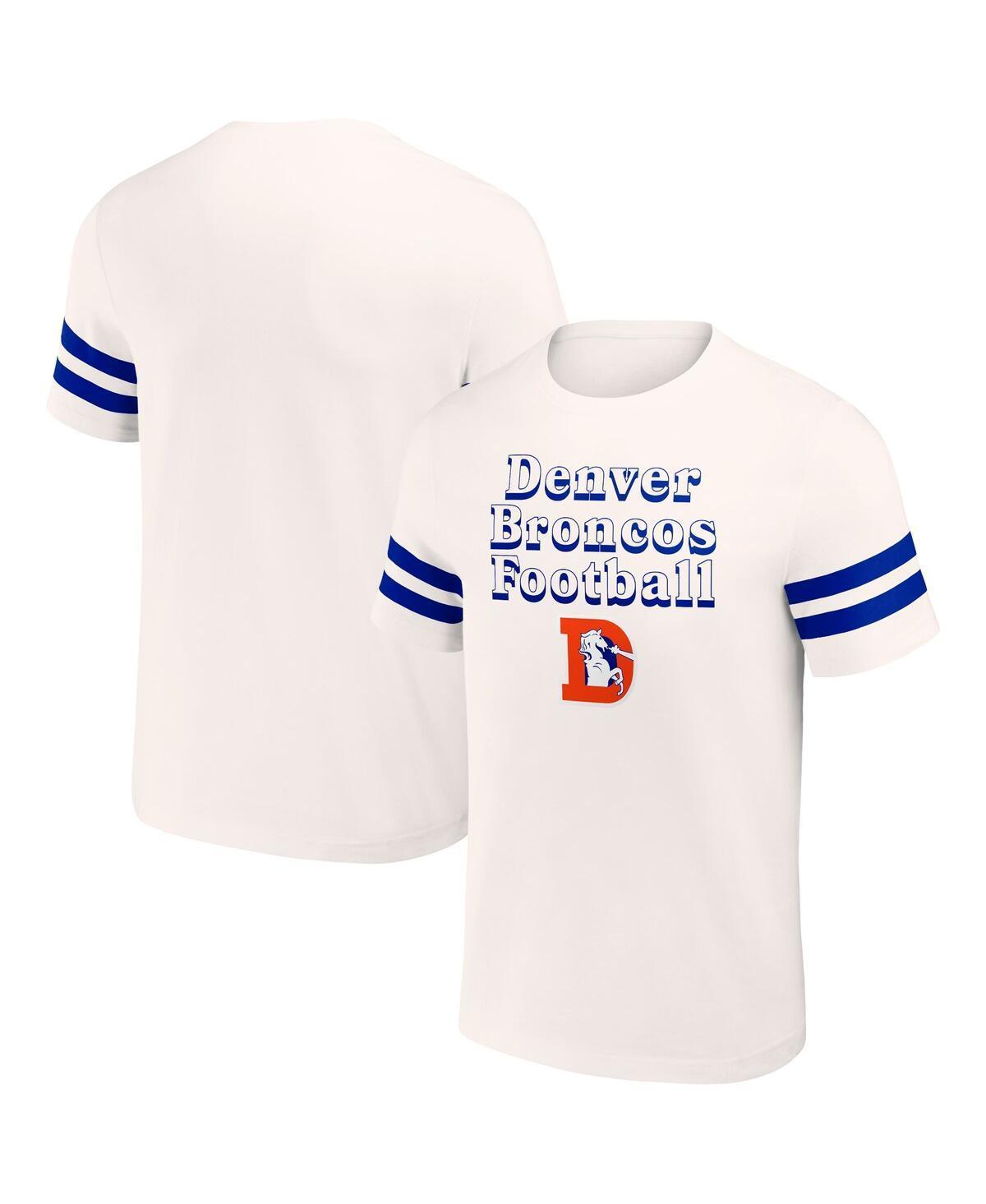 Mens Nfl x Darius Rucker Collection by Fanatics Cream Denver Broncos Vintage-Like T-shirt Product Image