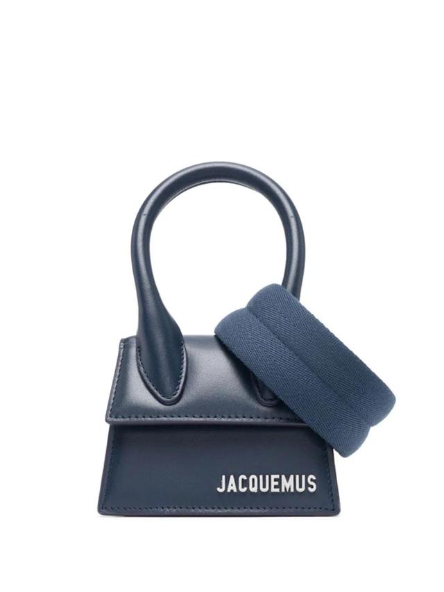 JACQUEMUS Le Chiquito Homme Mini Tote Bag In Blau Product Image