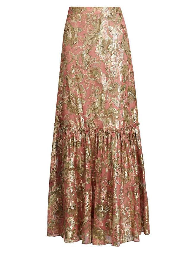 Womens Jordan Floral Maxi Skirt Product Image