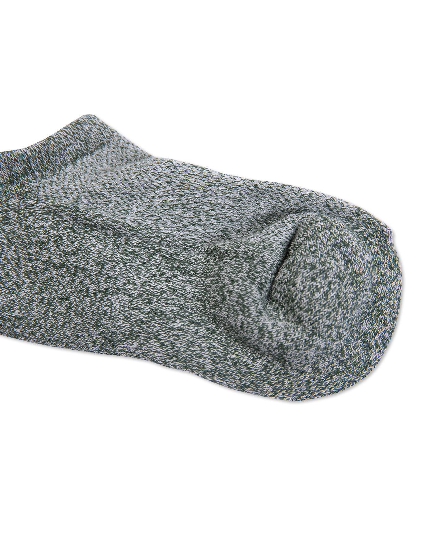 Colored Cotton No Show Socks - Sage Green Product Image