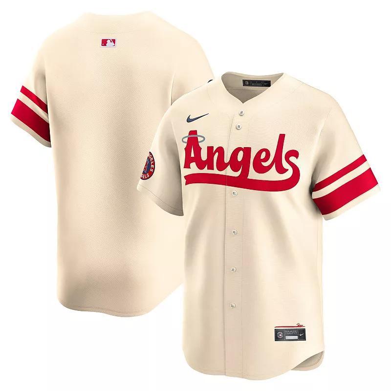 Mens Nike Cream Los Angeles Angels City Connect Limited Jersey Product Image