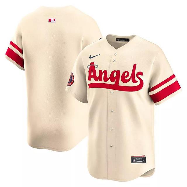 Mens Nike Cream Los Angeles Angels City Connect Limited Jersey Product Image