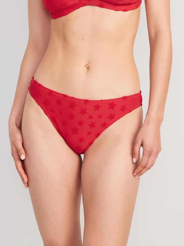 Low-Rise Terry Classic Bikini Swim Bottoms Product Image