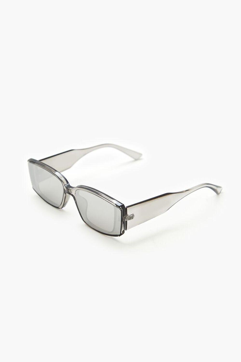 Reflective Rectangular Sunglasses | Forever 21 Product Image