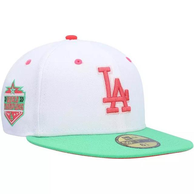 Mens New Era /Green Los Angeles Dodgers Watermelon Lolli 59FIFTY Fitted Hat Product Image