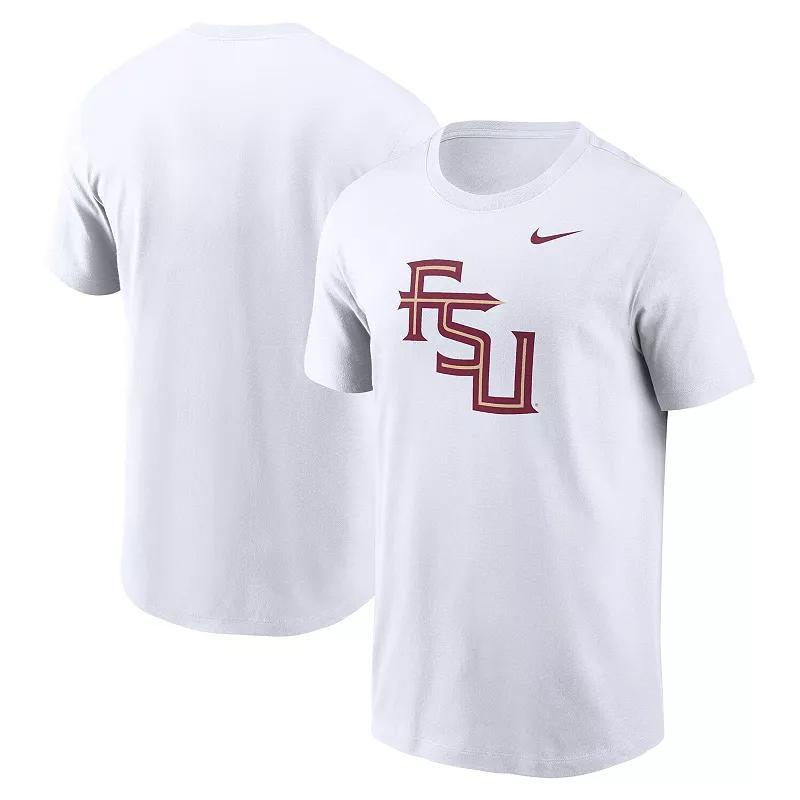 Nike Mens White Florida State Seminoles Primetime Evergreen Alternate Logo T-Shirt Product Image