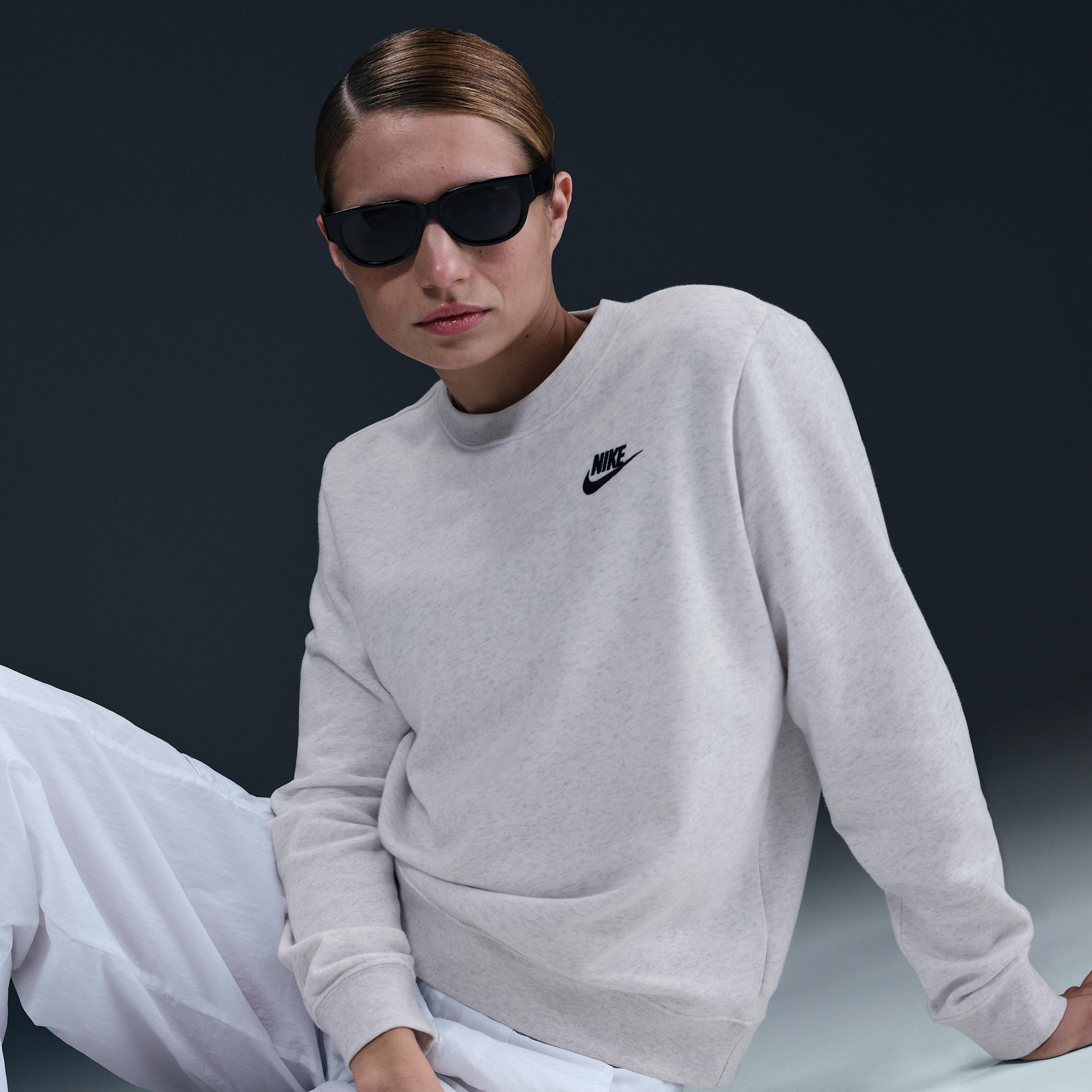 Women's Nike Sportswear Club Fleece Crew-Neck Sweatshirt Product Image