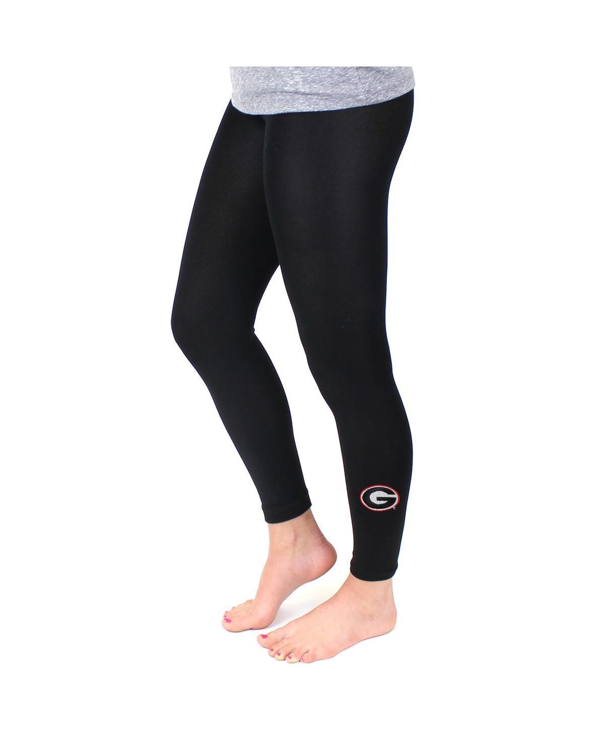 Womens ZooZatz Black Georgia Bulldogs Fleece Leggings Product Image