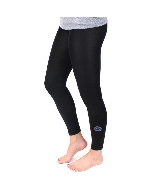 Womens ZooZatz Black Florida Gators Fleece Leggings Product Image