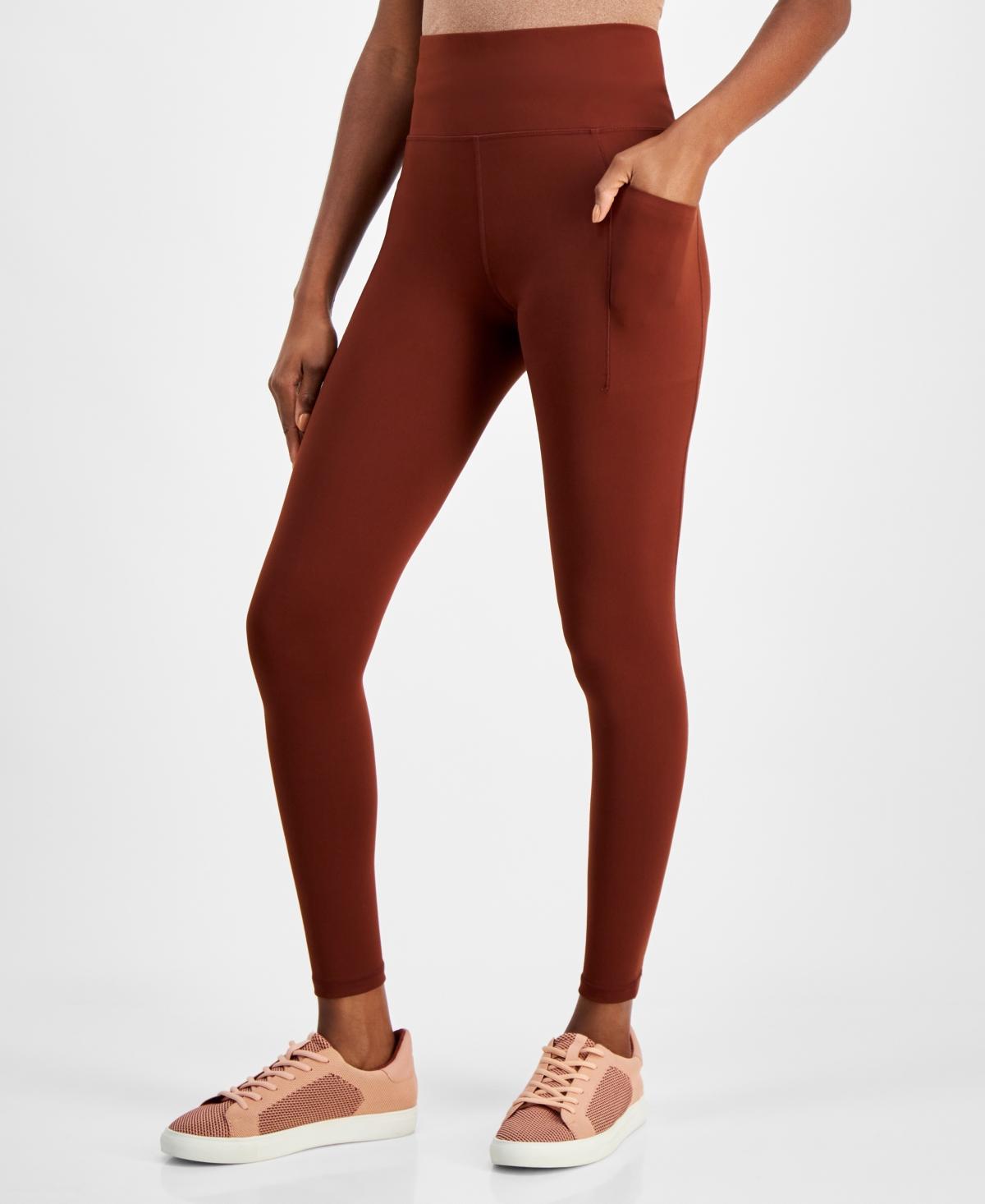 Women's Soft Side-Pocket Full-Length Leggings, Created for Macy's  Product Image