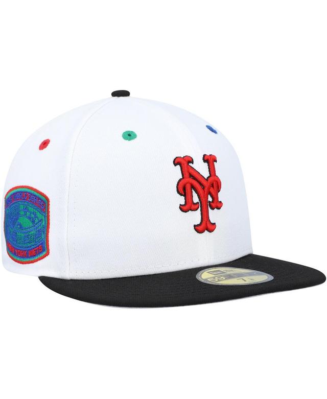 Mens New Era White New York Mets 1969 World Series Primary Eye 59FIFTY Fitted Hat - White Product Image