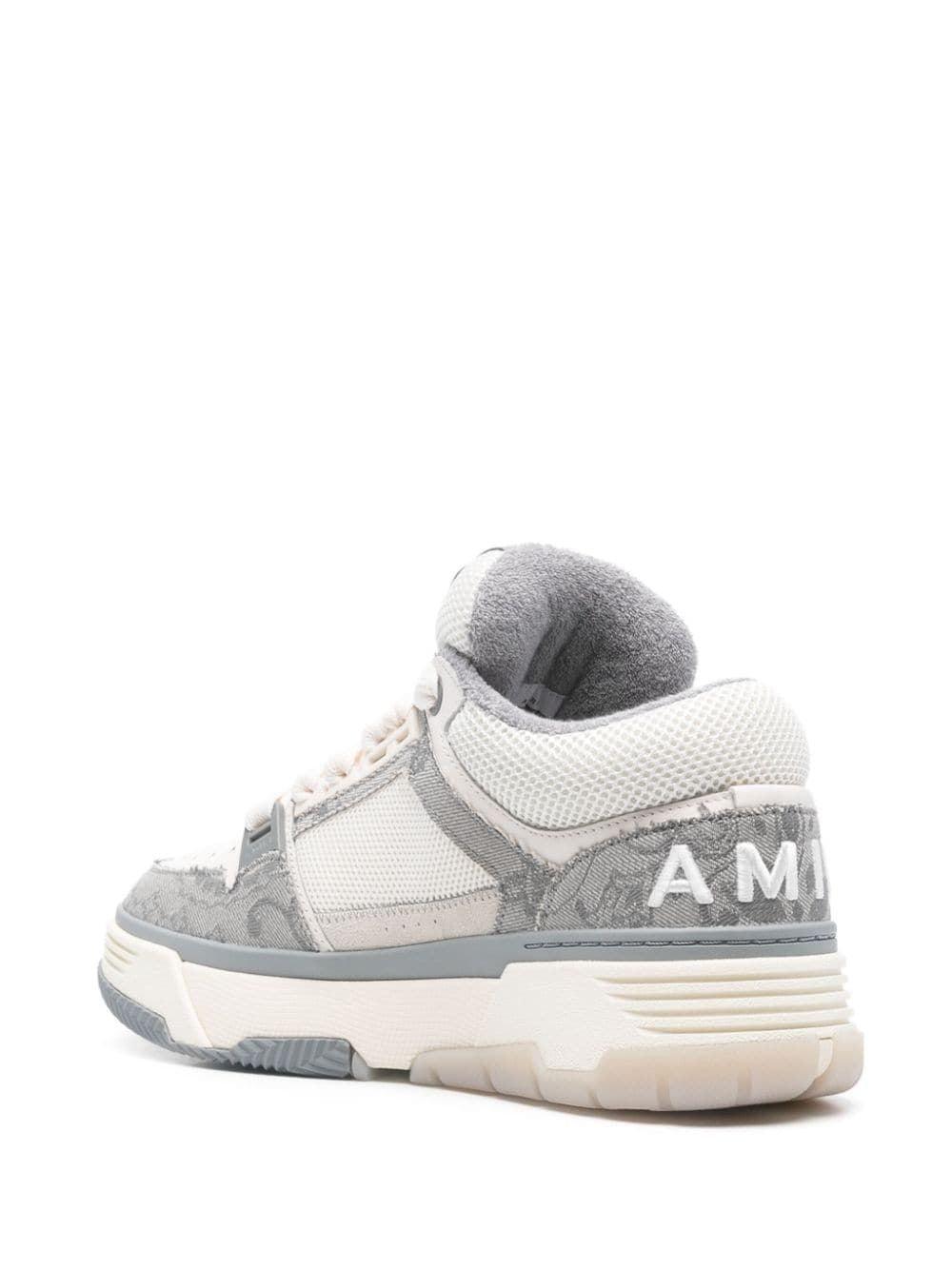 AMIRI Denim Bandana Sneakers In Contrasting Details Product Image