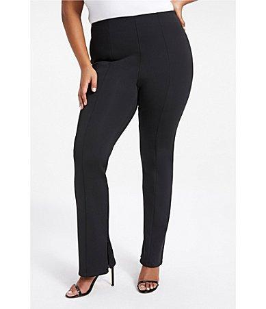 Womens Good Waist Flare Scuba Pants Product Image