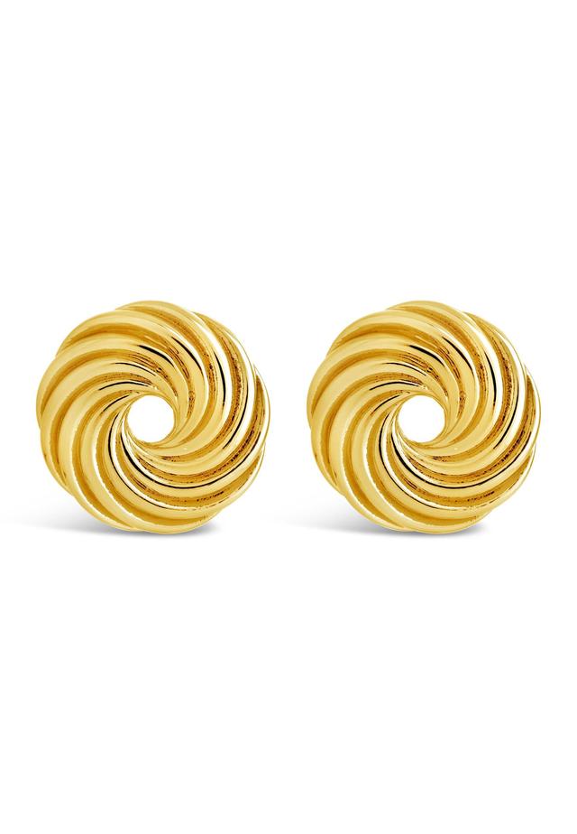 Sterling Forever Cruller Stud Earrings Product Image