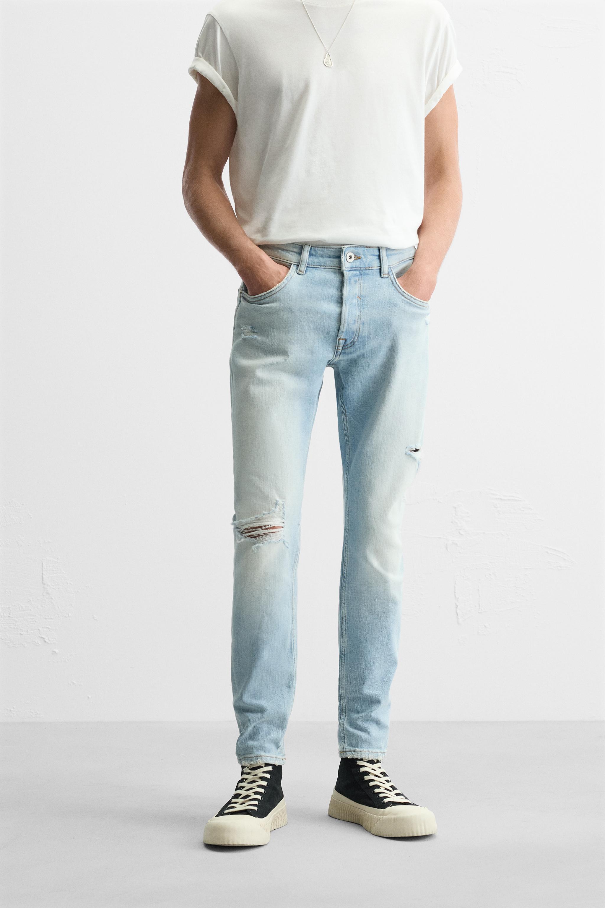 RIPPED SKINNY JEANS Product Image