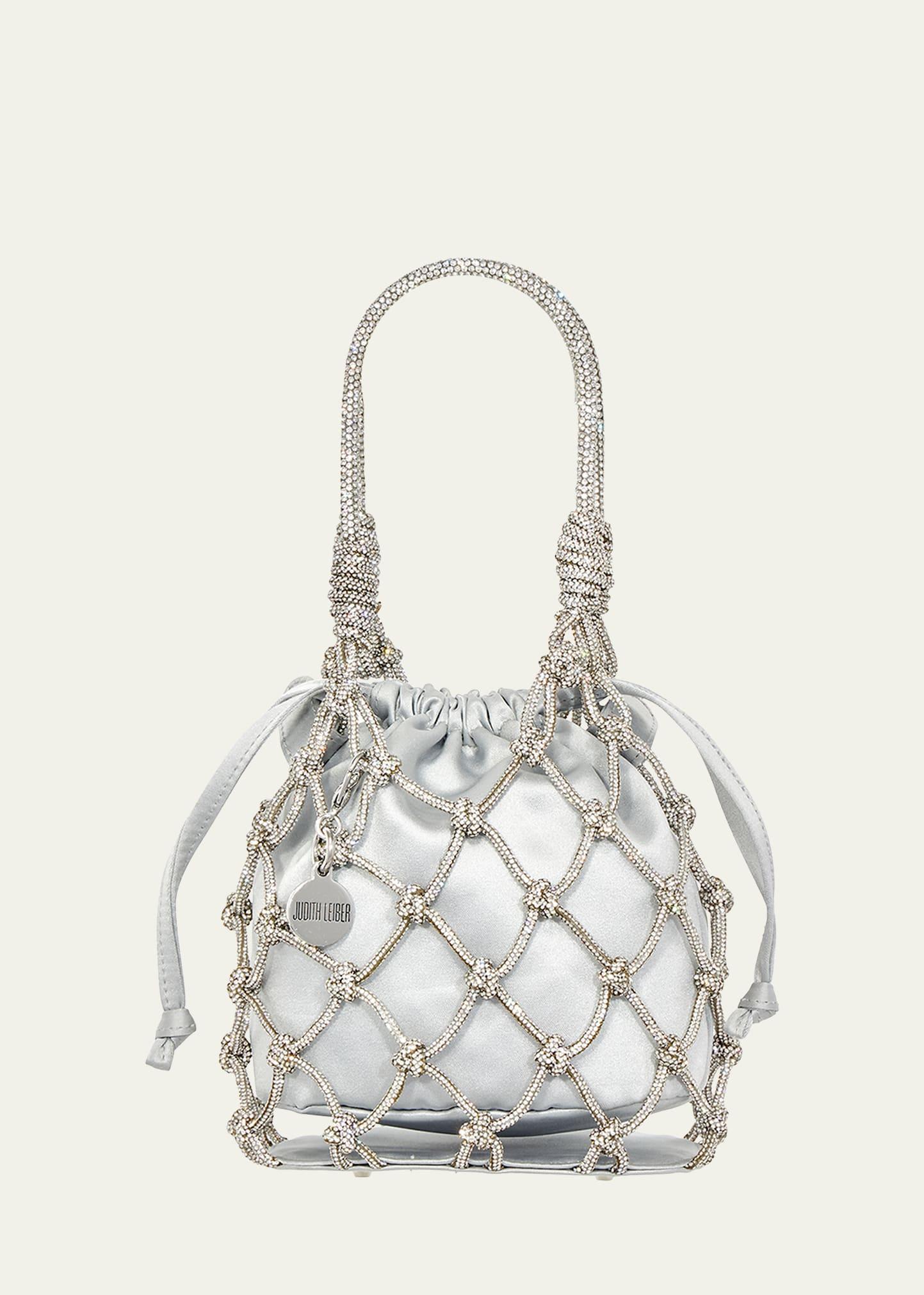 Sparkle Crystal Net Top-Handle Bag Product Image