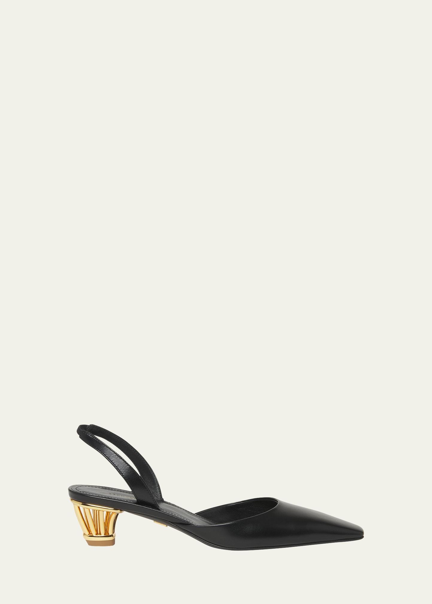 FERRAGAMO Alyssa Cage Heel Slingback Pump Product Image