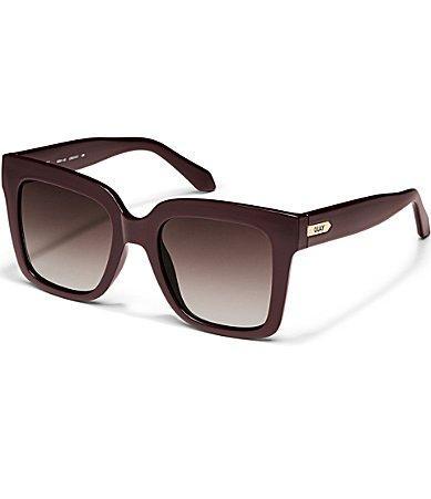 Quay Australia Womens Icy 46mm Square Sunglasses Product Image