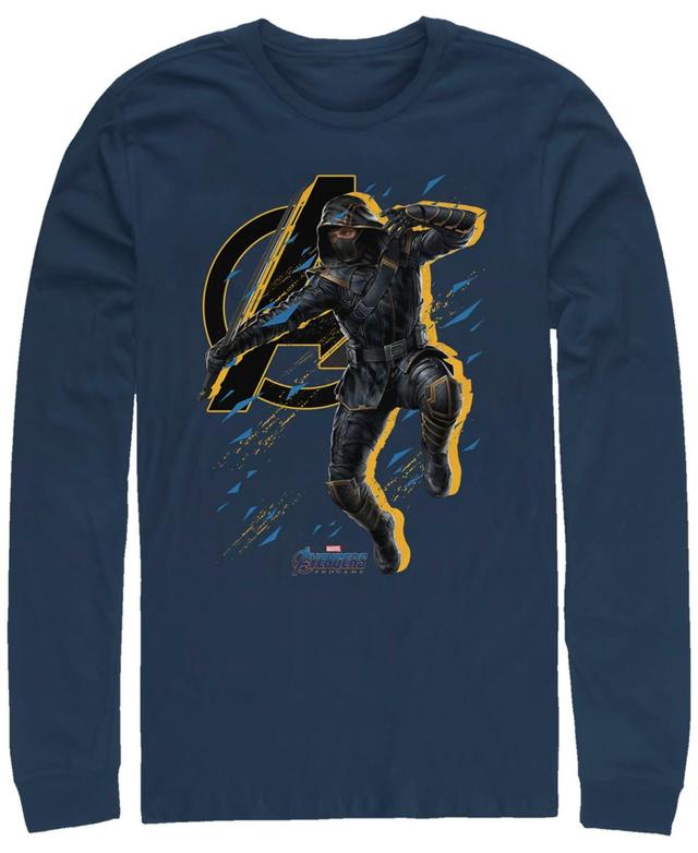 Marvel Mens Avengers Endgame Ronin Jump Action Pose, Long Sleeve T-shirt Product Image