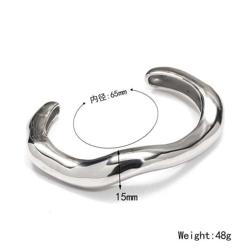 Irregular Stainless Steel Open Ring Product Image