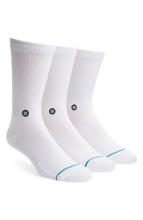 Stance Icon Assorted 3-Pack Crew Socks Product Image