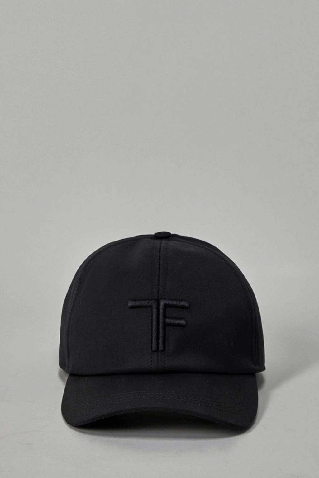 Logo Monogram Cotton Twill Baseball Cap In Black Product Image