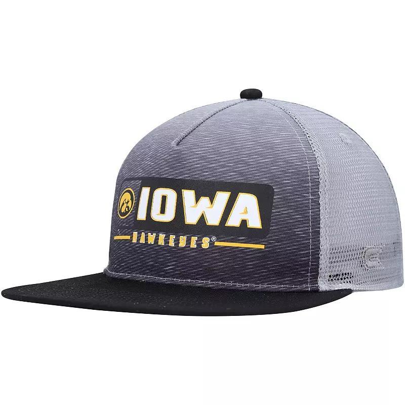 Mens Colosseum /Gray Iowa Hawkeyes Snapback Hat Product Image