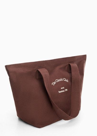 MANGO - Cotton shopper bag - One size - Women Product Image