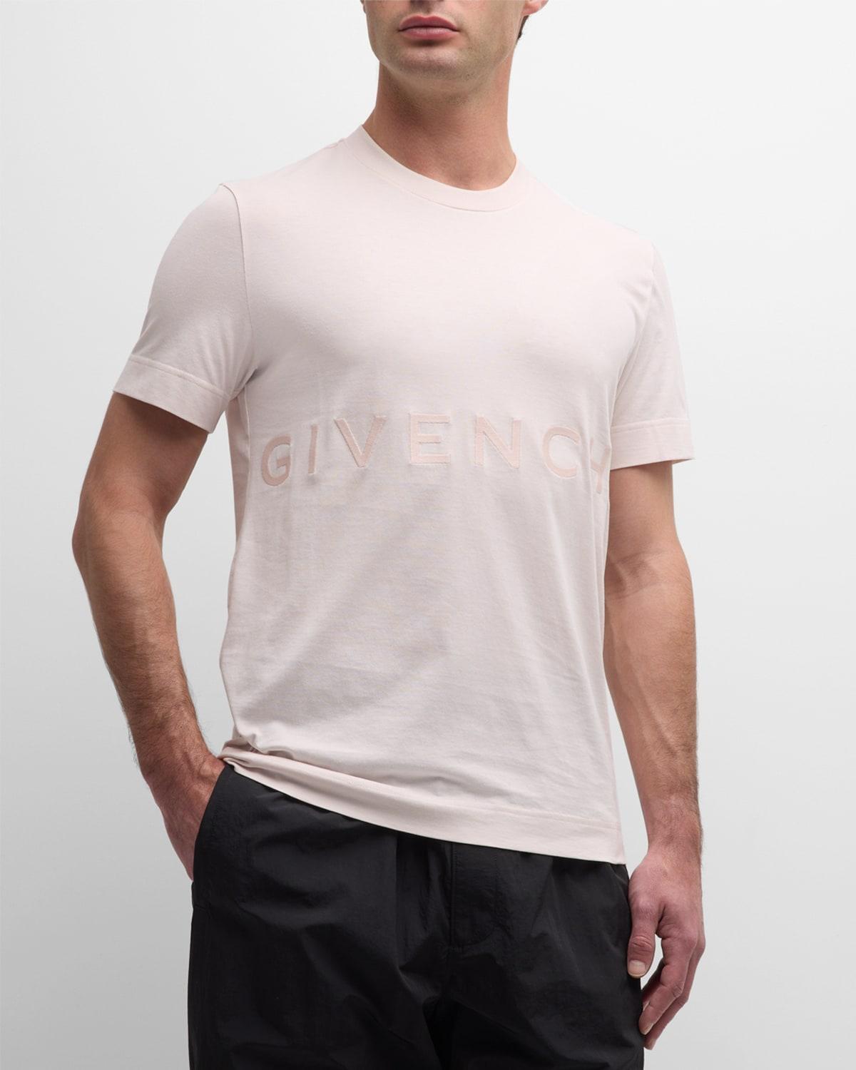 Mens Embroidered Logo Slim-Fit T-Shirt Product Image