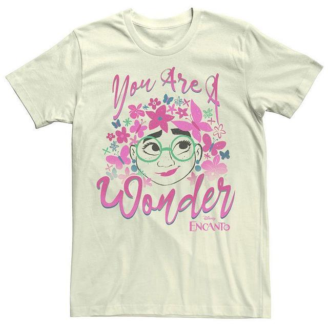 Mens Disney Encanto You Are A Wonder Botanical Mirabel Tee Natural Product Image