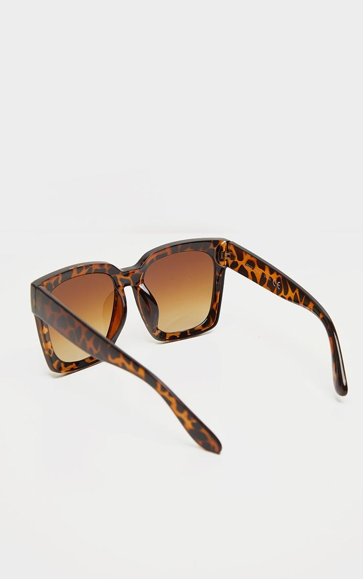 Brown Tortoise Oversized Square Sunglasses product image