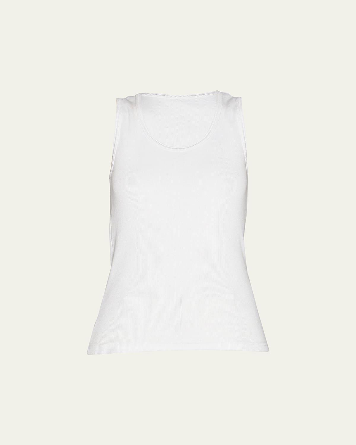 Womens Rib-Knit Oversized Tank Top Product Image