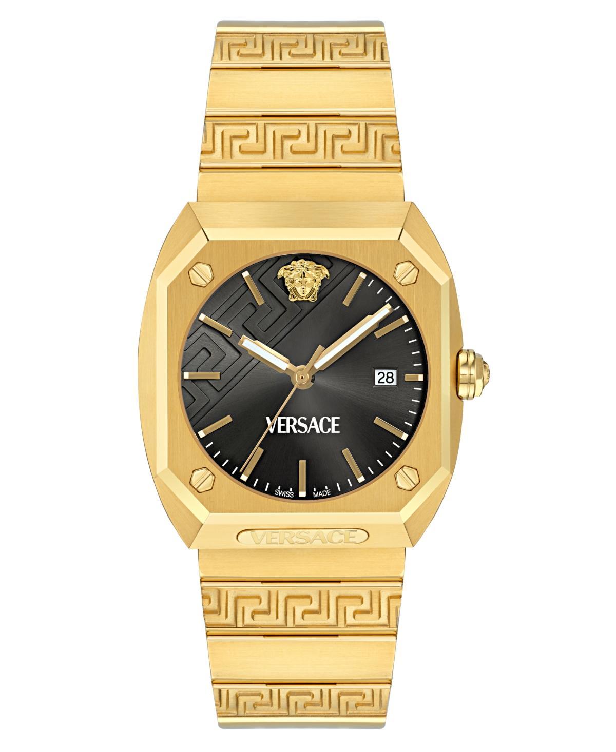 Mens Antares IP Yellow Gold-Plated Stainless Steel Bracelet Watch/44x41.5MM Product Image