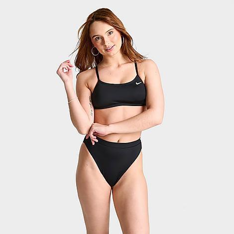 Nike Womens Swim Essential High Waist Bikini Bottoms Product Image