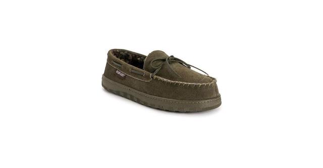 Muk Luks Mens Paul Printed Berber Suede Moccasin Product Image