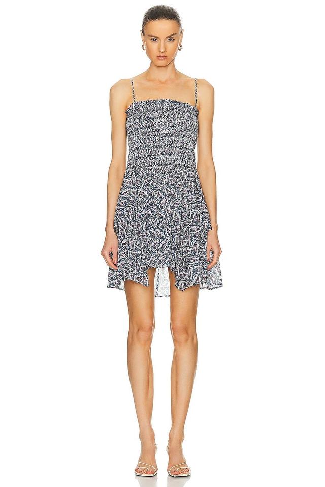 Isabel Marant Etoile Anka Dress in Blue Product Image