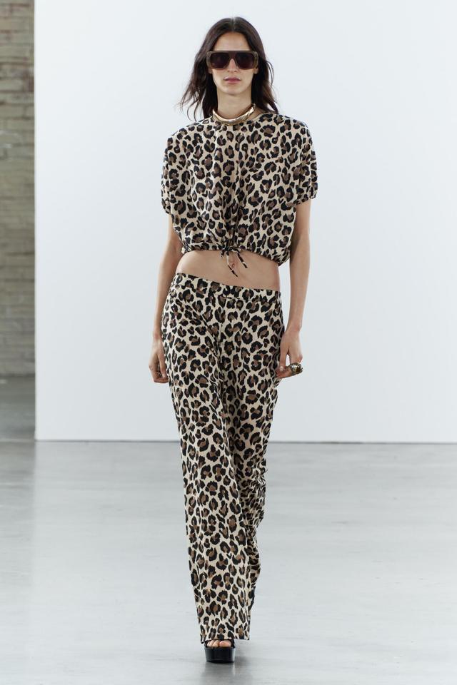 ZW COLLECTION ANIMAL PRINT PANTS Product Image