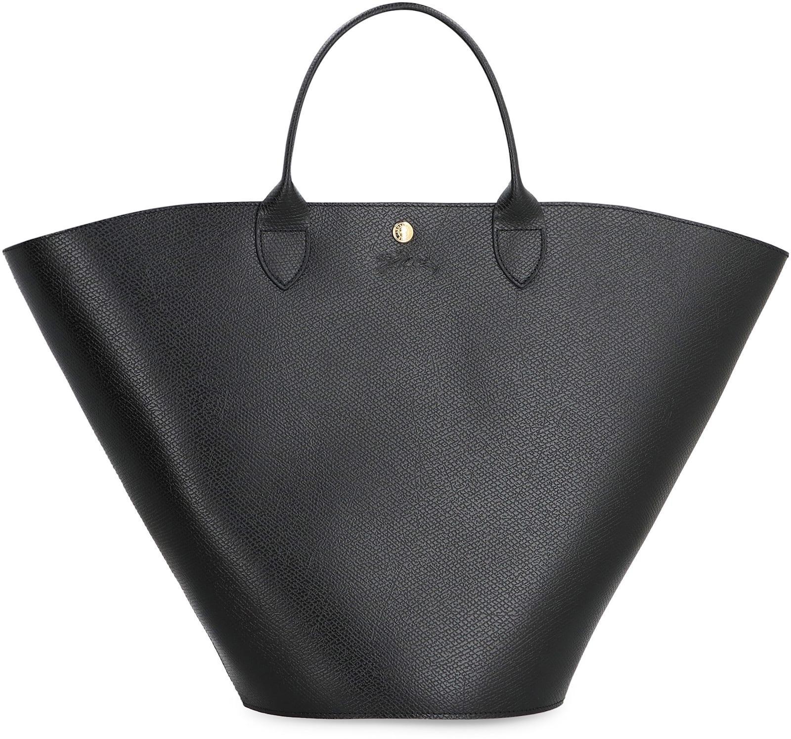 LONGCHAMP Épure Xl Smooth Leather Tote Bag In Black Product Image