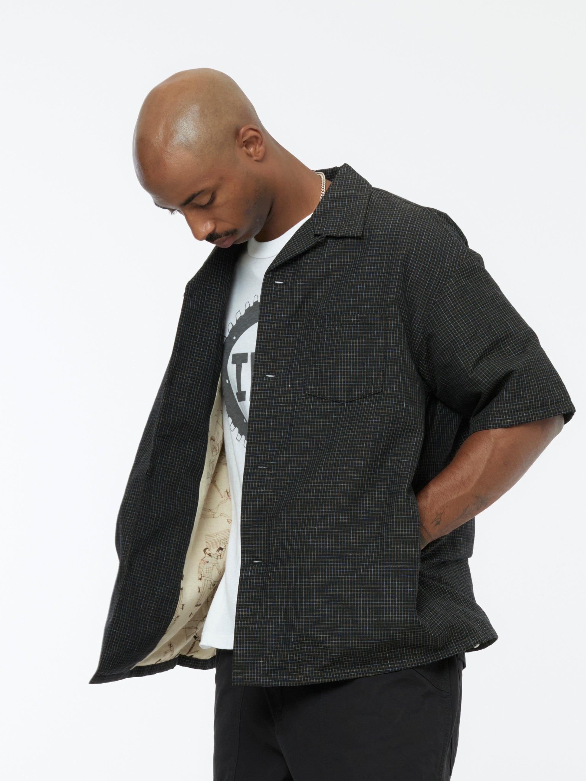 WALLIS DOWN SHIRT S/S (Black) Product Image