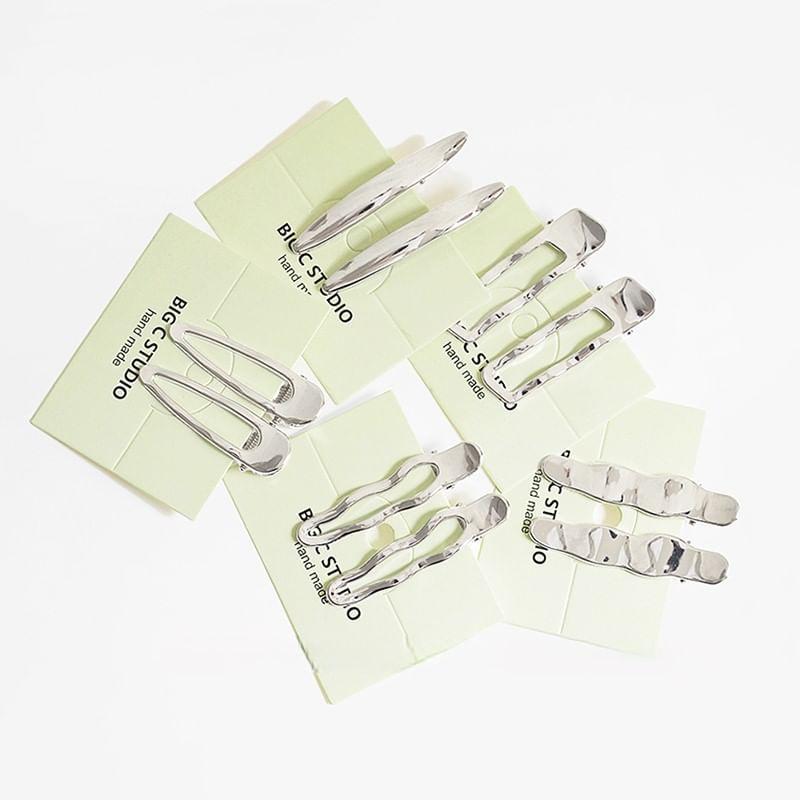 Metal Hair Clip Set Product Image