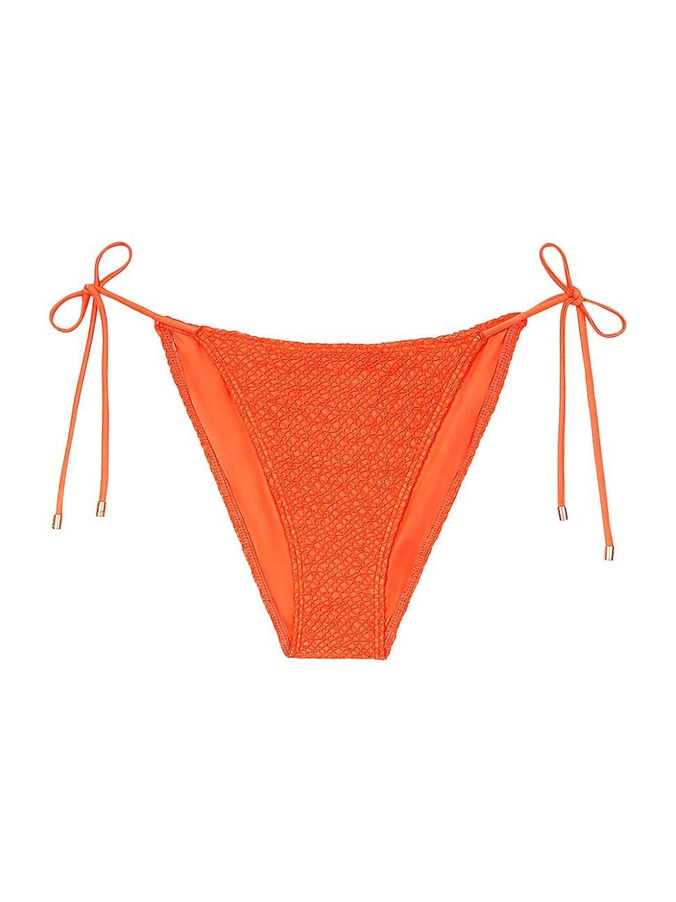 Womens Solid Side-Tie Bikini Bottom Product Image