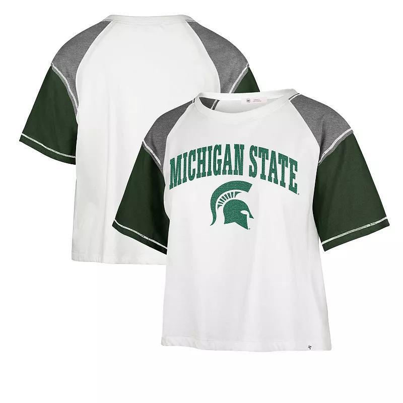 Womens 47 Michigan State Spartans Serenity Gia Cropped T-Shirt Product Image