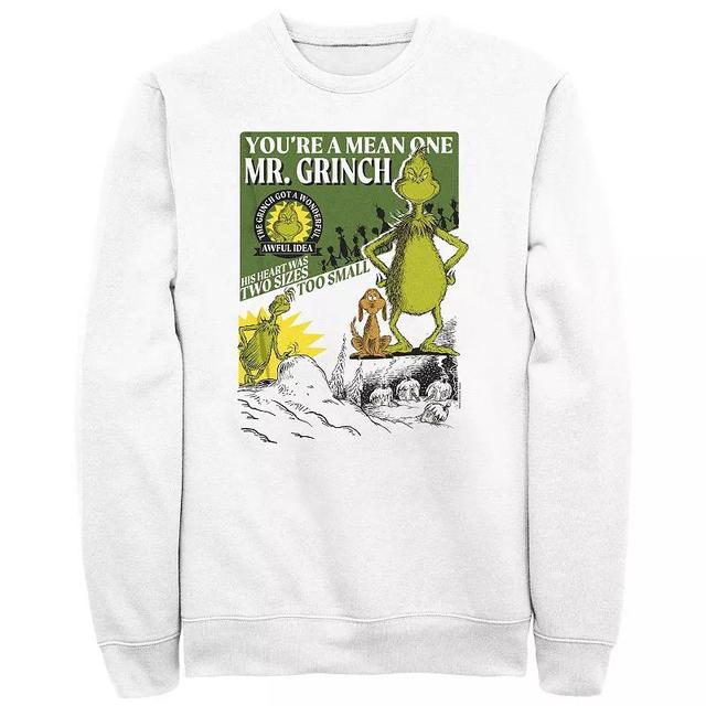 Big & Tall Dr. Seuss Mr. Grinch A Mean One Graphic Fleece, Mens Product Image