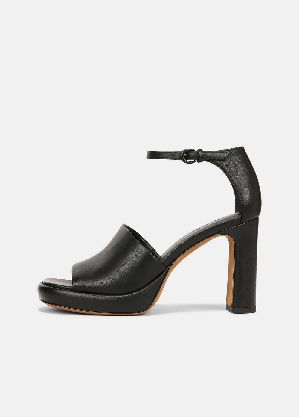 Amara Leather Platform Heel Product Image