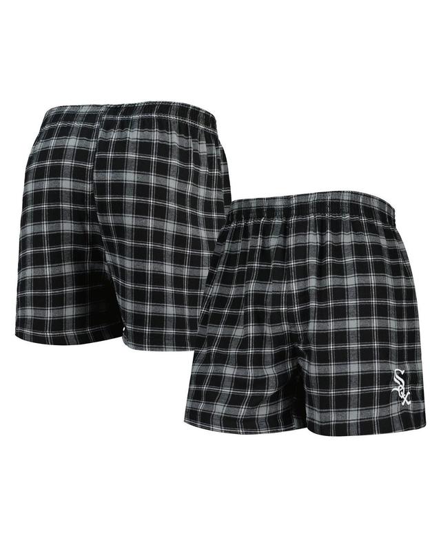 Mens Concepts Sport /Gray Chicago White Sox Ledger Flannel Boxers Product Image