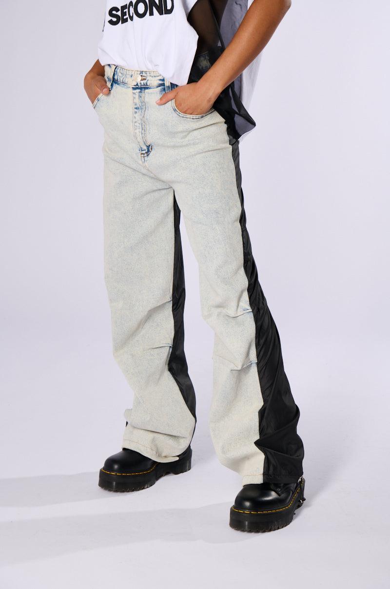 LIGHTS GO DOWN DENIM AND NYLON PANT Product Image