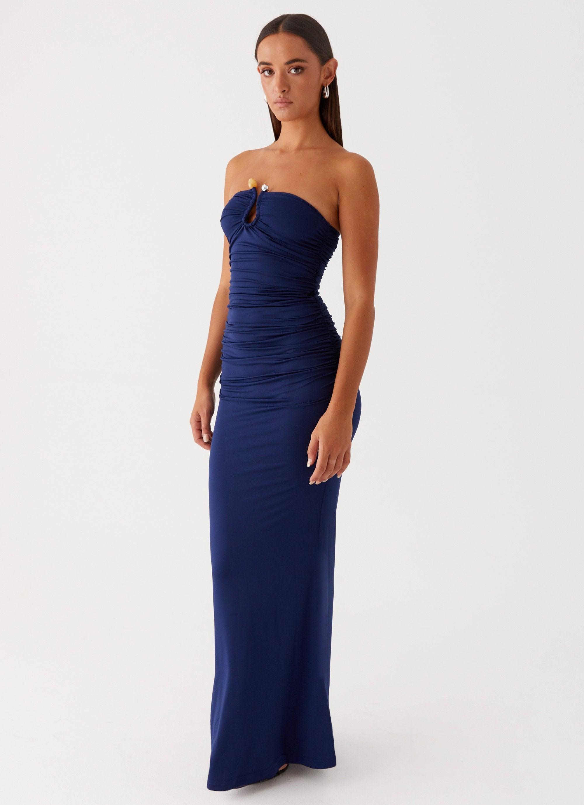 Rudy Maxi Dress - Navy Product Image