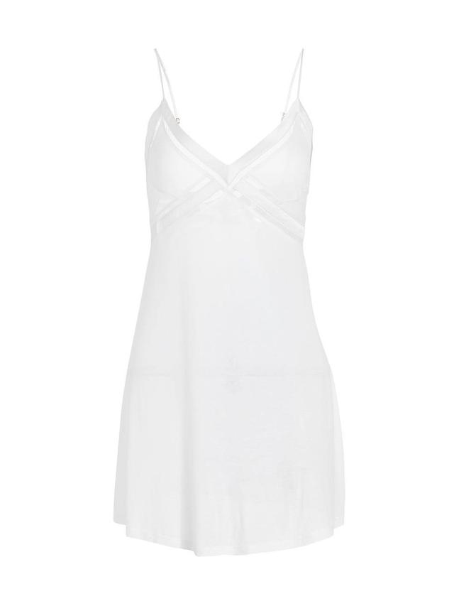 Womens Mesh Panel Slip Dress Product Image