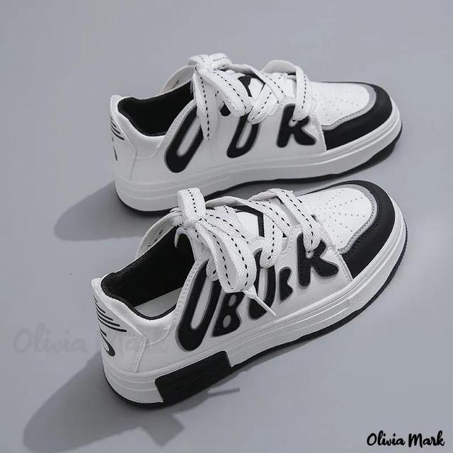 Olivia Mark – Couples Casual Breathable Platform Sneakers Product Image