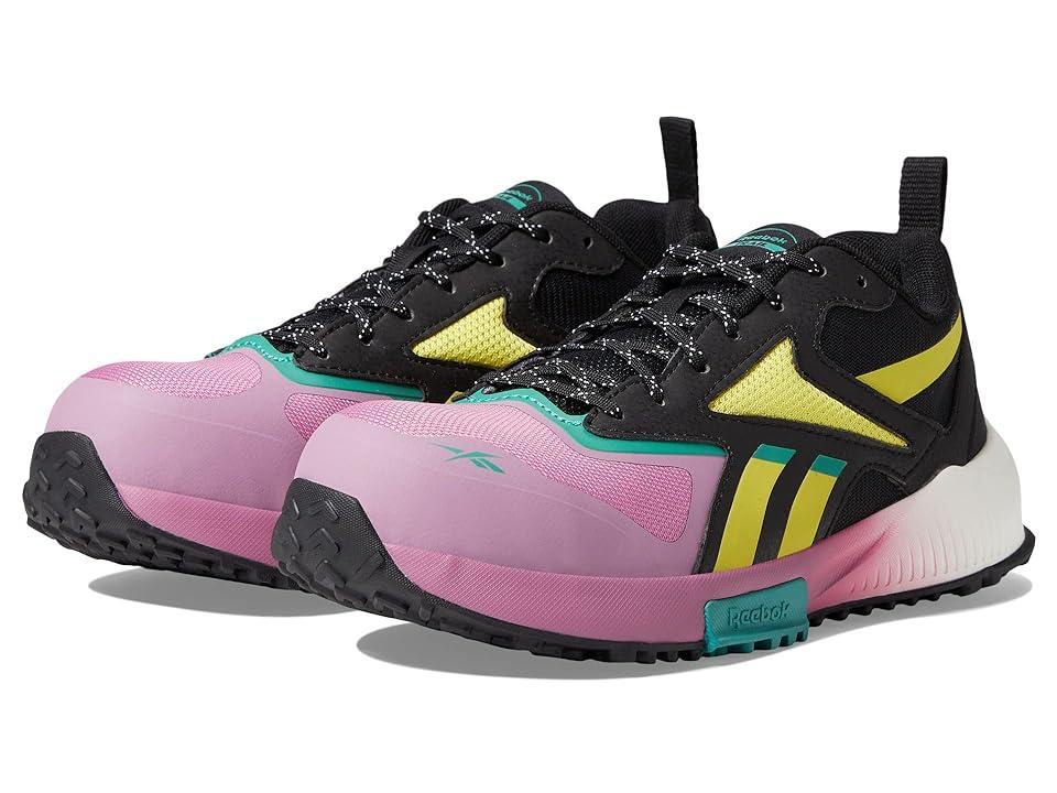 Reebok Work Lavante Trail 2 Work EH Comp Toe Yellow/Pink) Women's Shoes Product Image